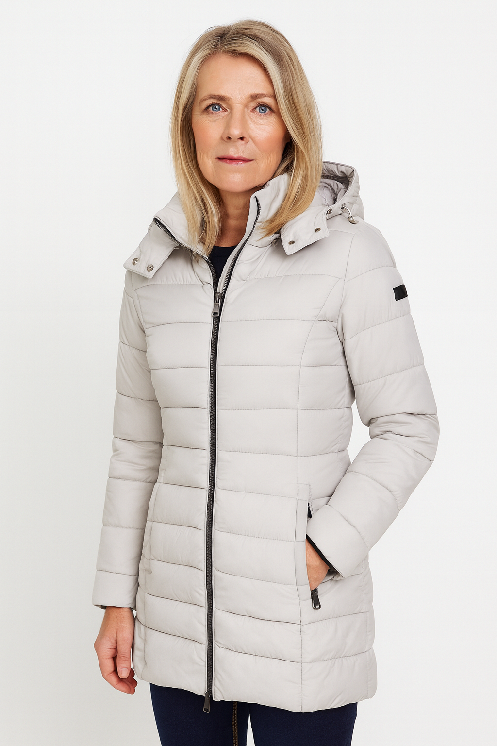 Lyxig Damjacka – Varm, Lätt och Stilren för Varje Dag