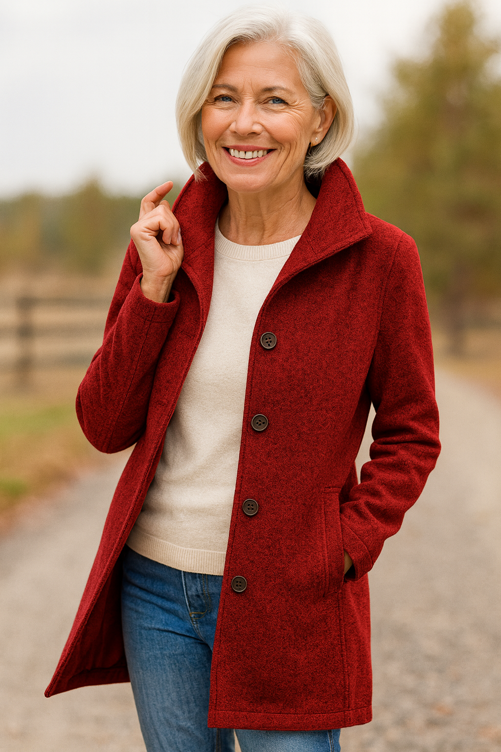 Elegant Damkappa – Stilren, Bekväm & Perfekt för Alla Tillfällen