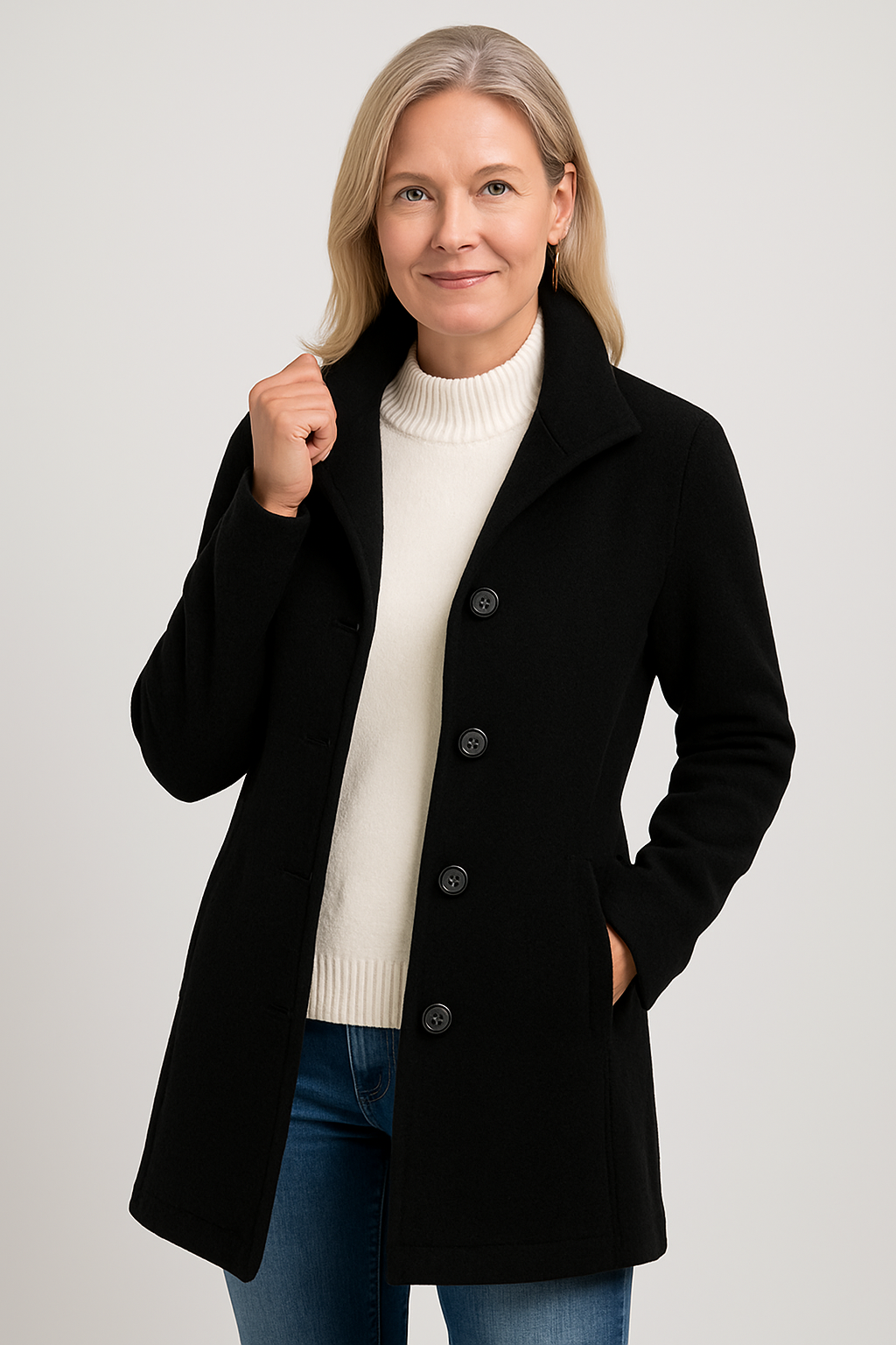 Elegant Damkappa – Stilren, Bekväm & Perfekt för Alla Tillfällen