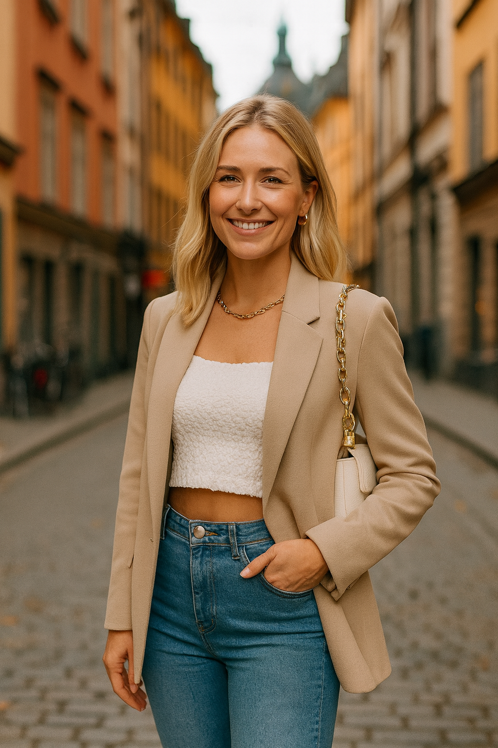 Elegant Damblazer – Tidlös & Bekväm