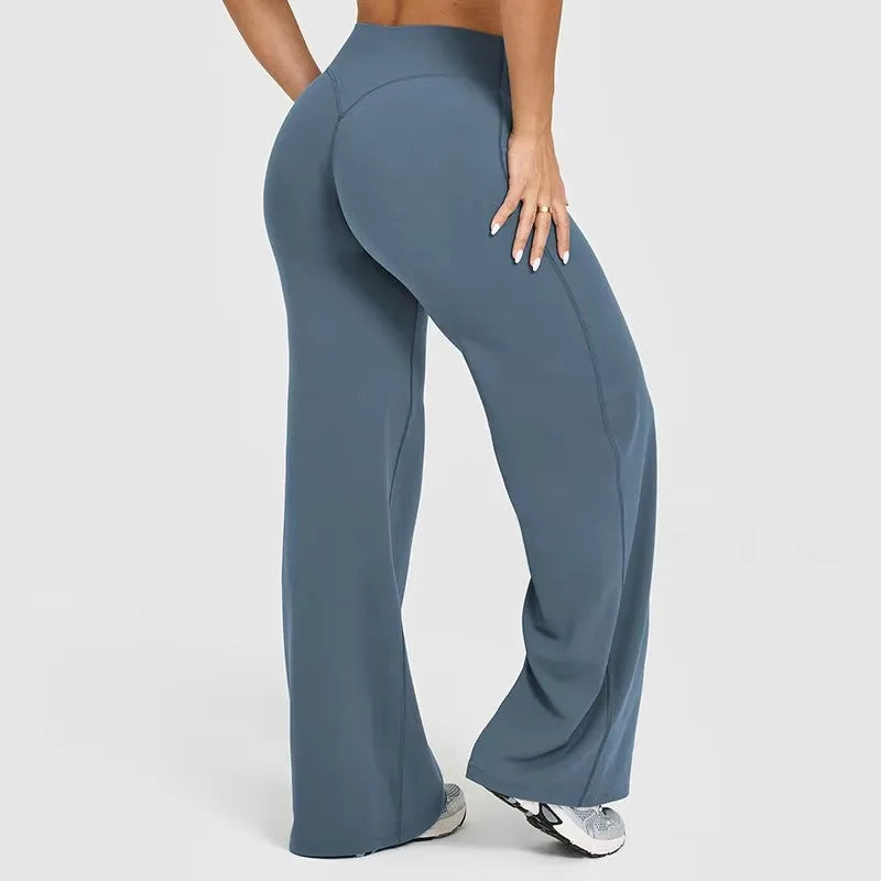 Damers Flared Sport- & Yogabyxor – Bekväma & Formande