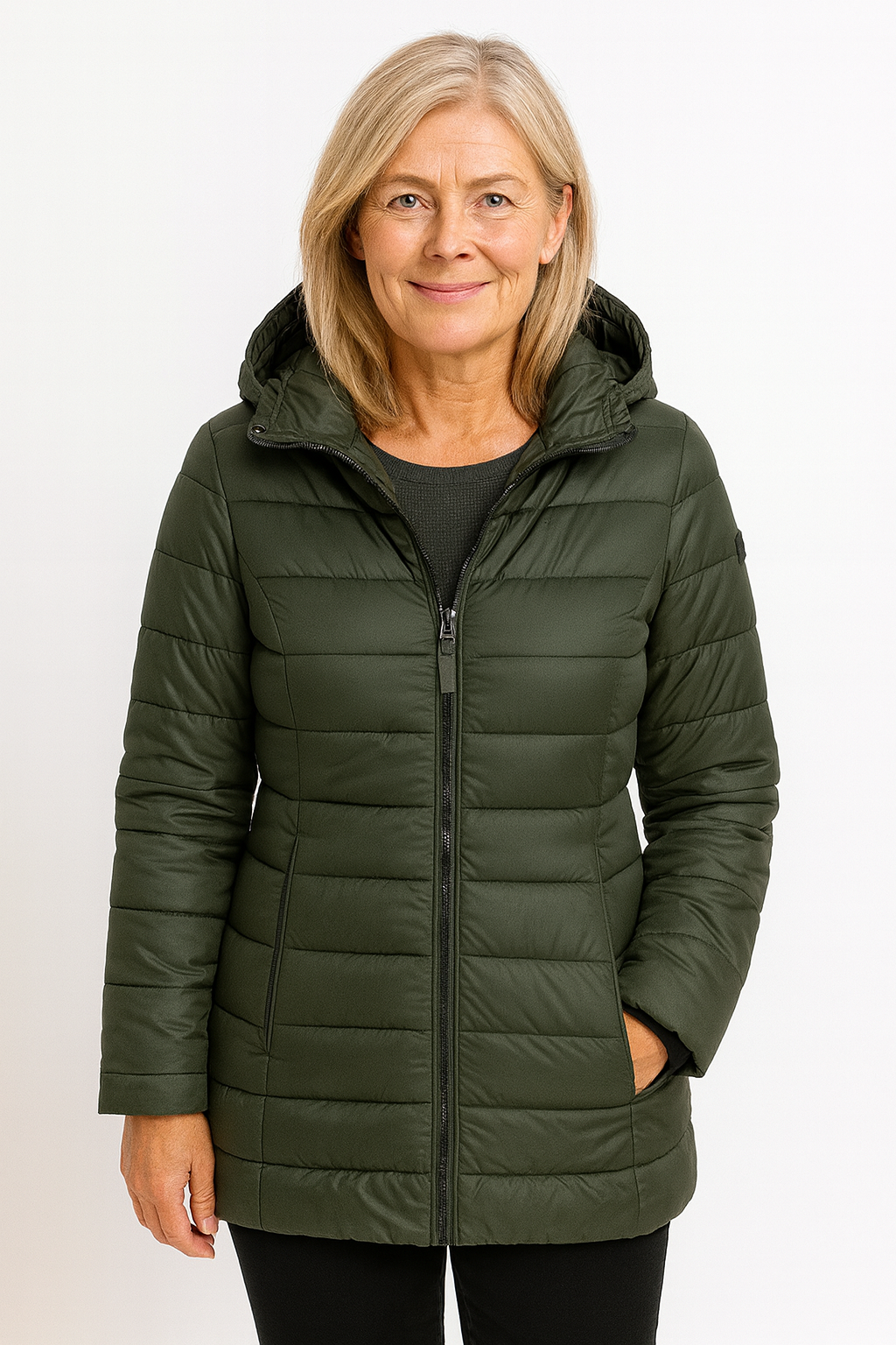 Lyxig Damjacka – Varm, Lätt och Stilren för Varje Dag