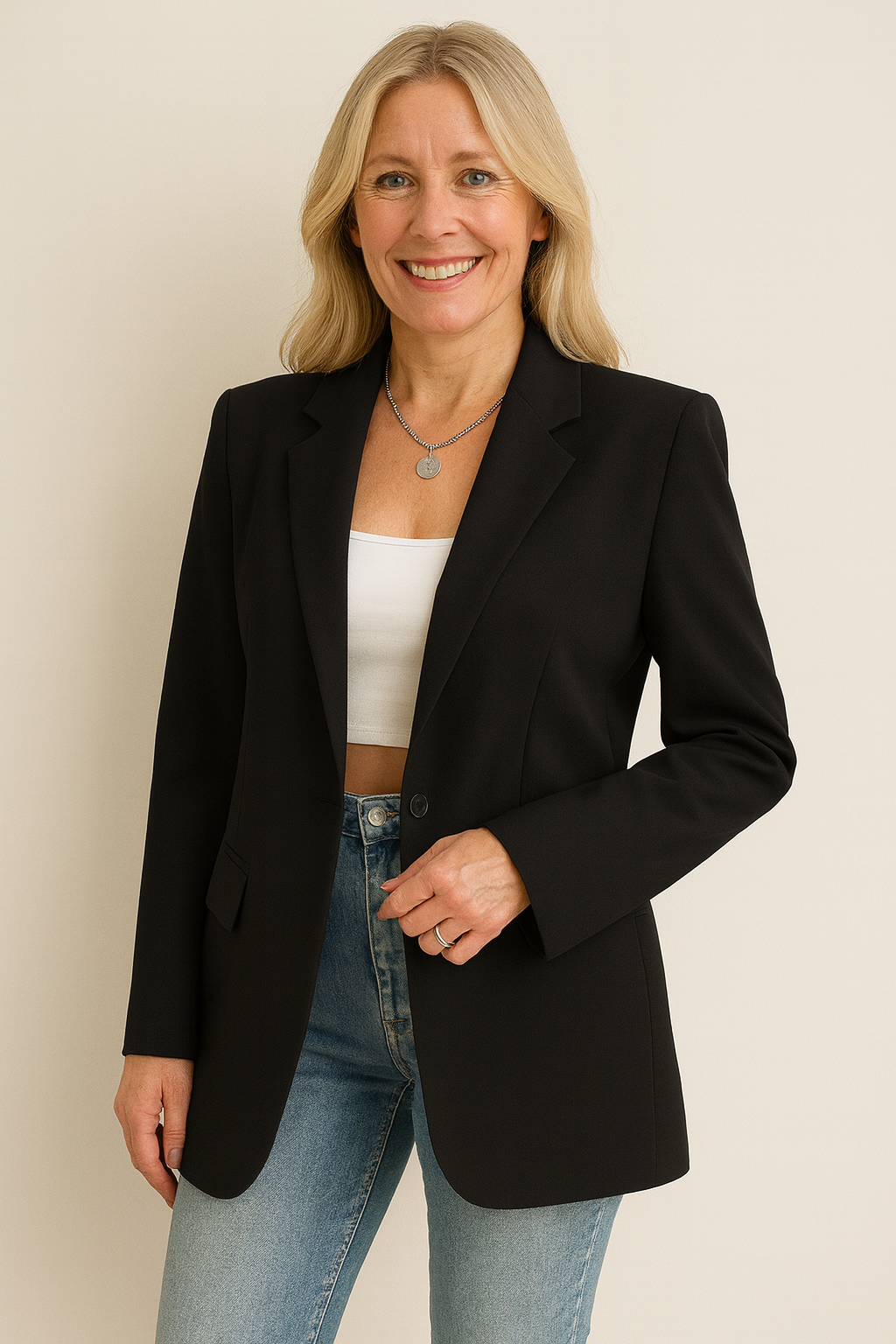 Elegant Damblazer – Tidlös & Bekväm