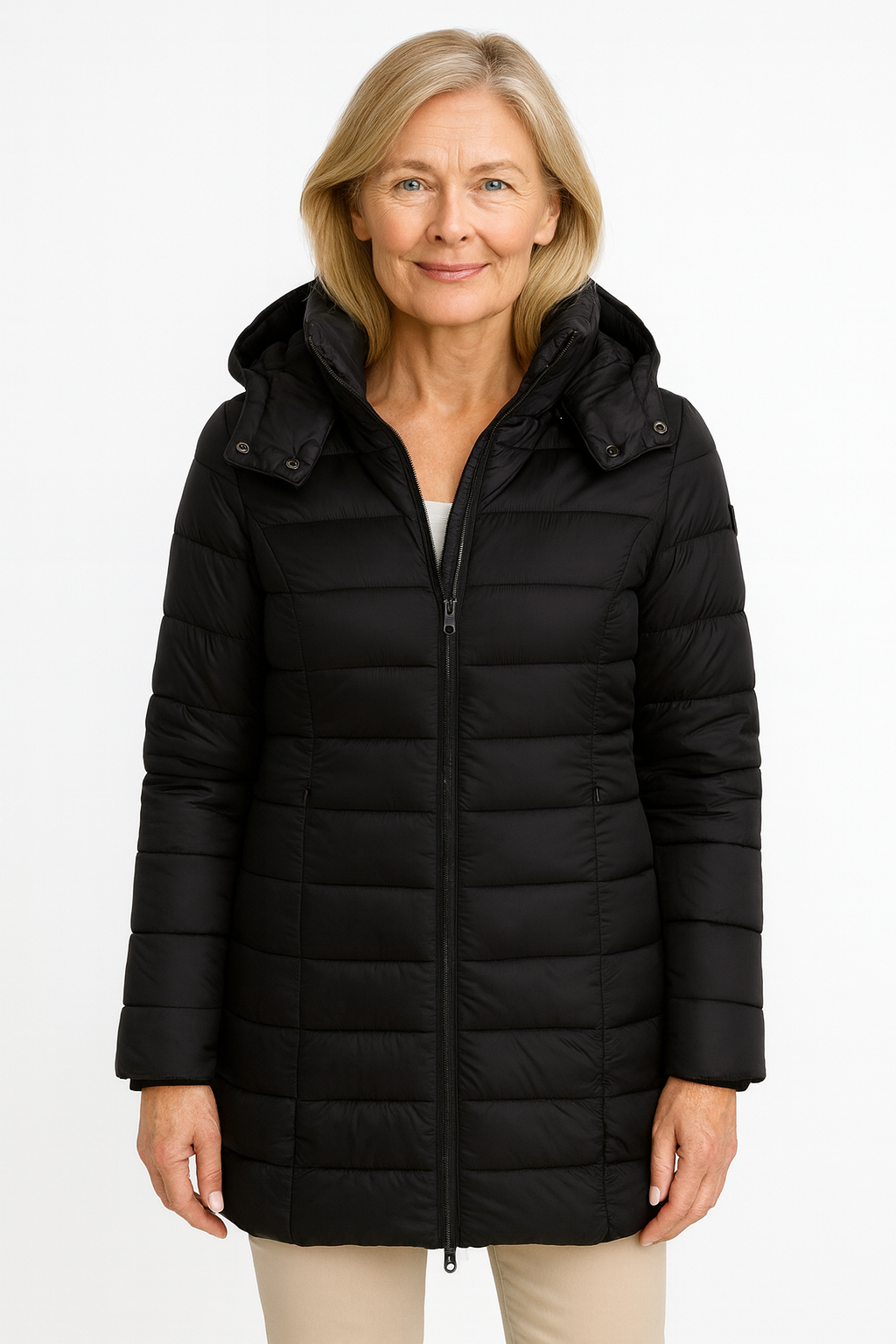 Lyxig Damjacka – Varm, Lätt och Stilren för Varje Dag